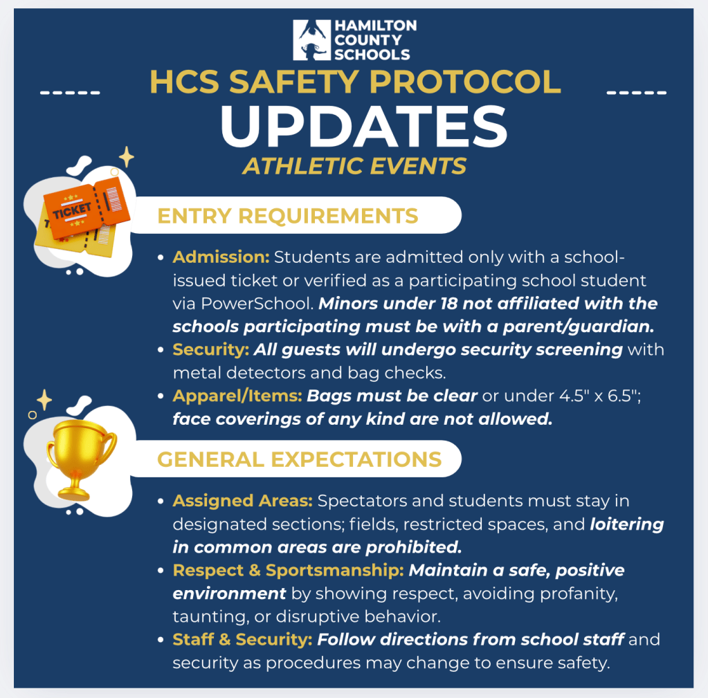 HCS Safety Protocols Athletic Events