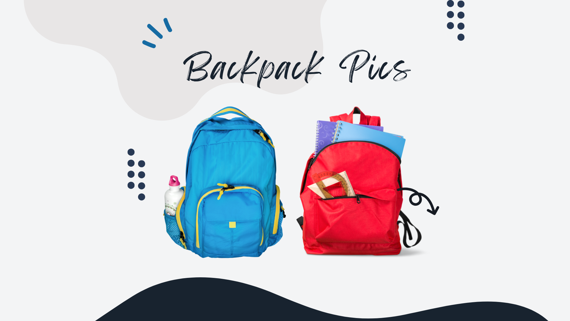 Yearbook Back Pack Pics